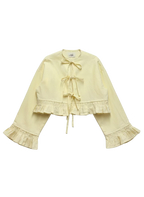 CHEMISIER PIERROT JAUNE