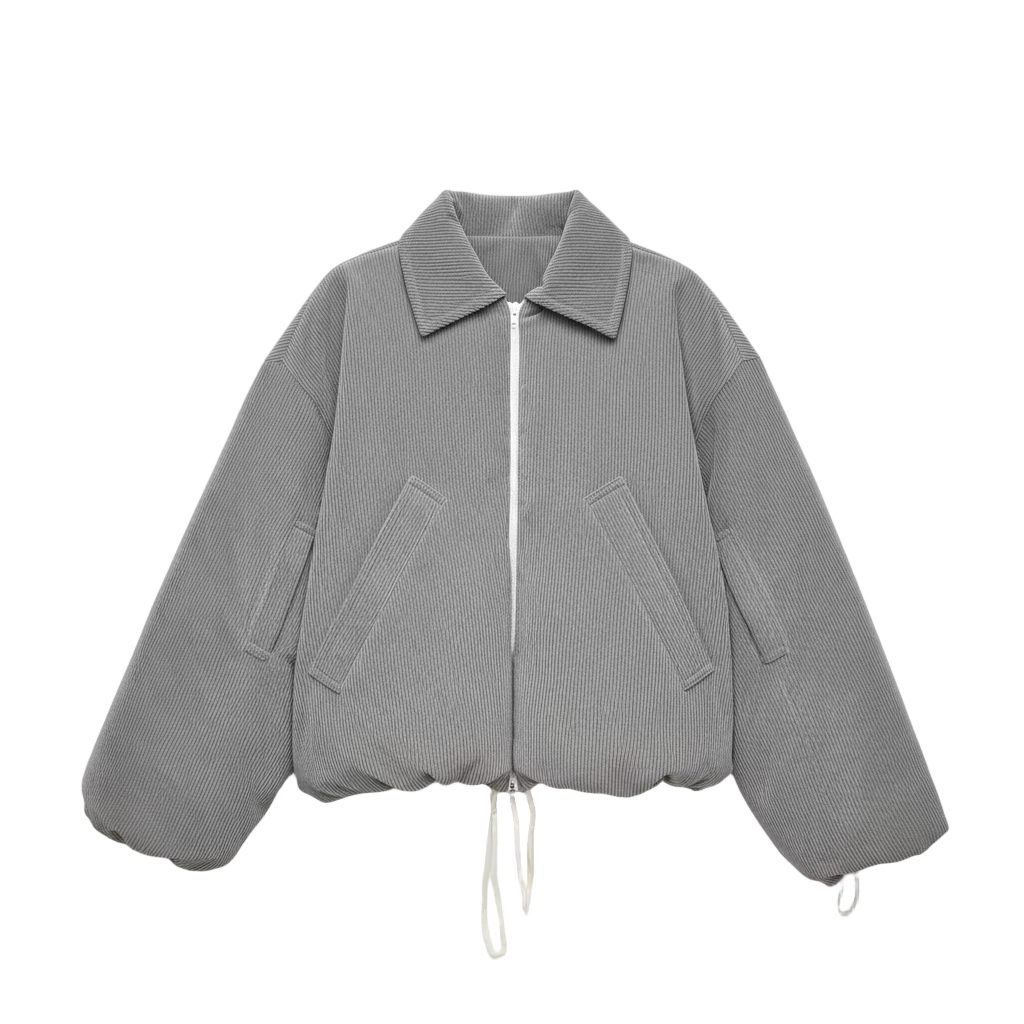 VESTE - BOMBER GRISE