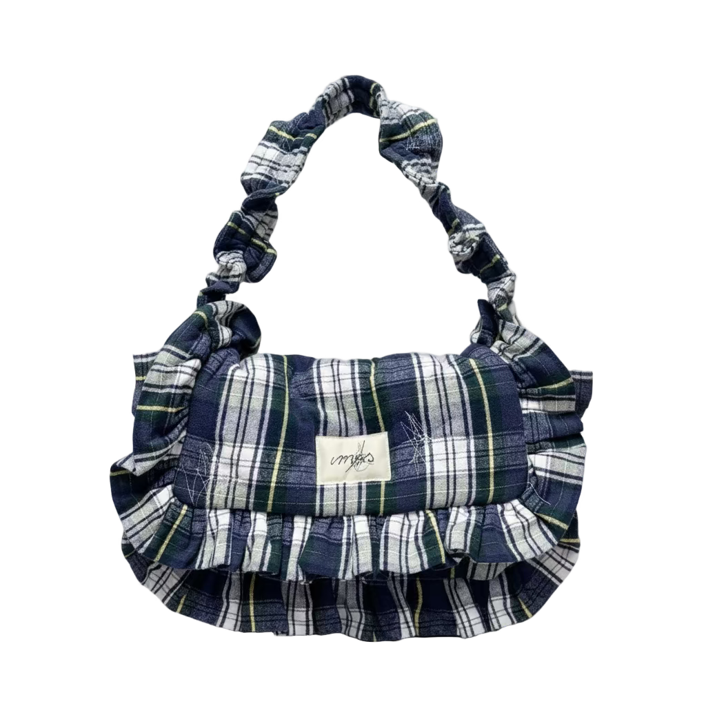 PETIT SAC A VOLANTS A CARREAUX REGLABLE