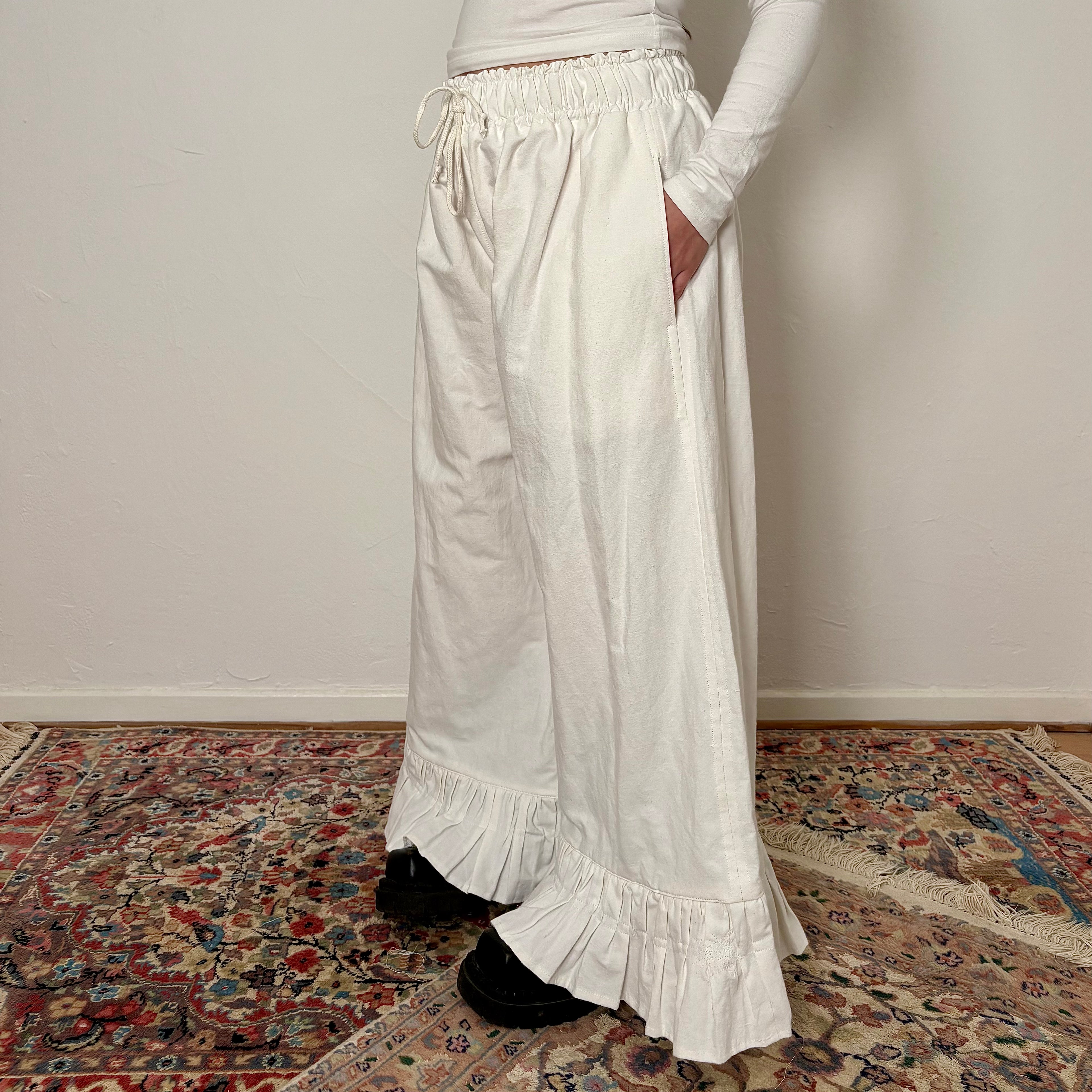 PANTALON PIERROT BLANC