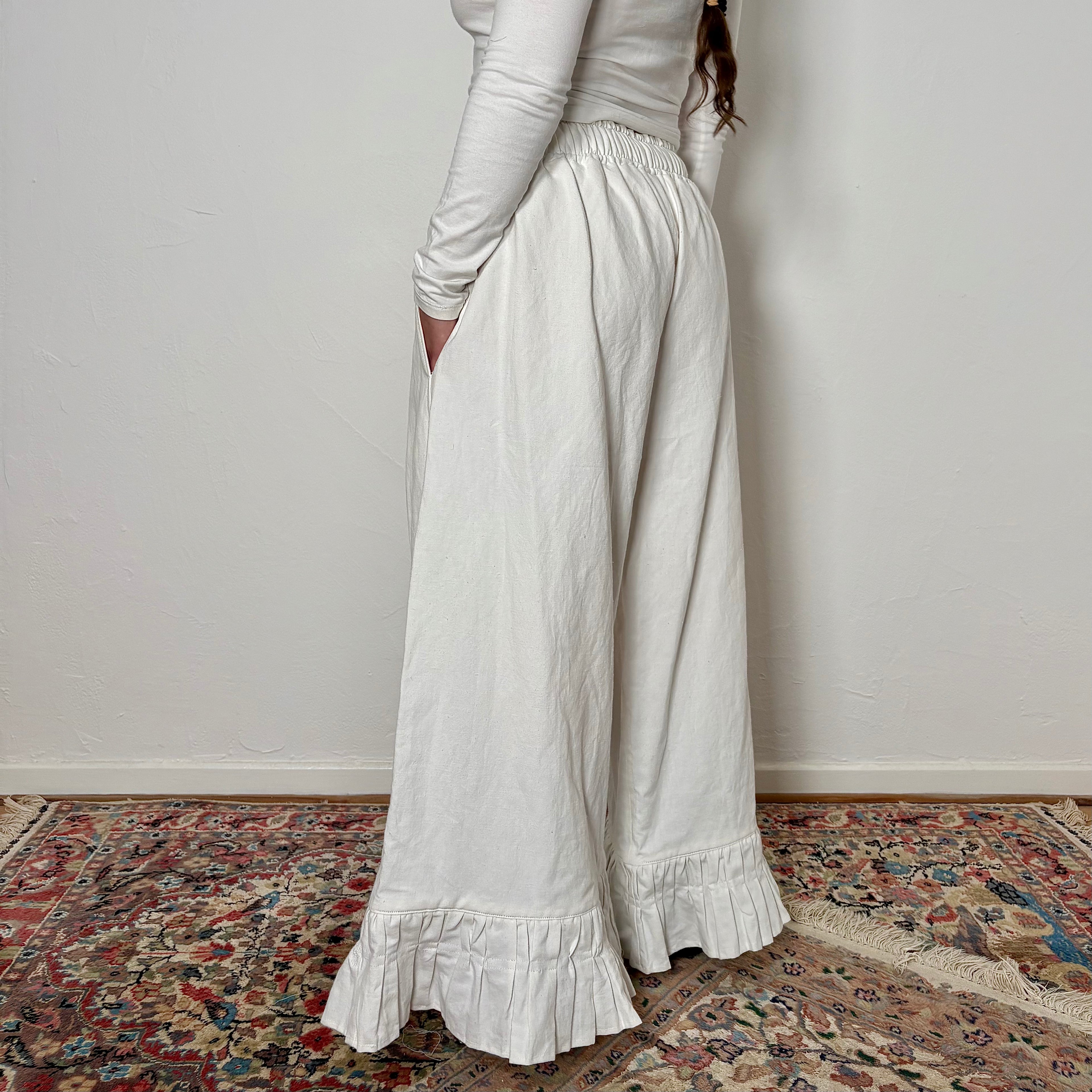 PANTALON PIERROT BLANC
