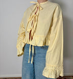CHEMISIER PIERROT JAUNE